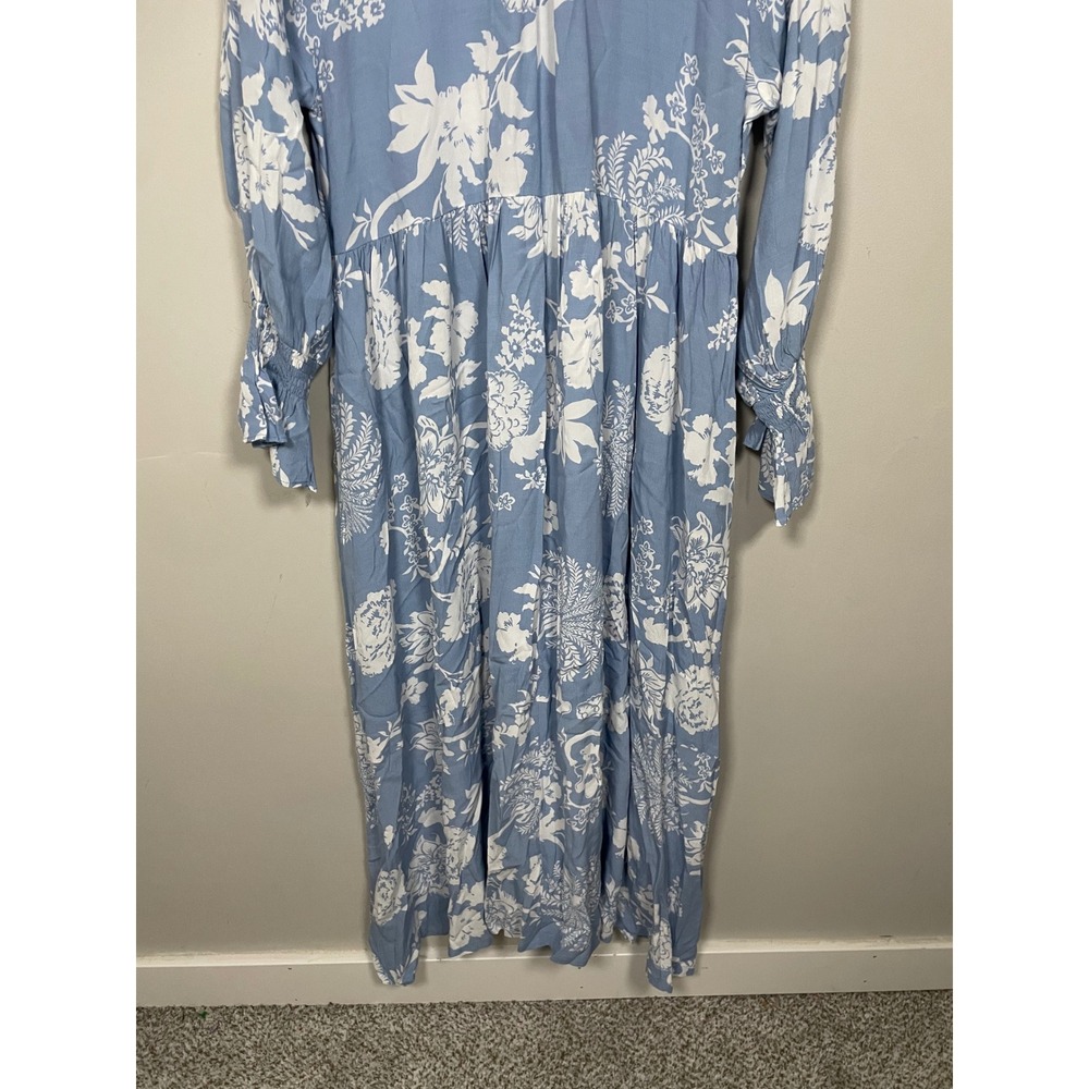 House of Lacuna Tuscany Boho Dress Paisley Print Size Medium Modest Feminine - Picture 9 of 12